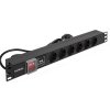 Exegate EX280833RUS Блок розеток ServerPro PDU-19H608 Al-6S-EU2CU-SW-SPD1