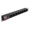 Exegate EX280846RUS Блок розеток ServerPro PDU-19H807 Al-8S-EU2CU-SW-SPD1