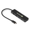 Exegate EX298176RUS USB-Хаб (концентратор SuperSpeed+ USB 5Gbps) 4-в-1 DUB-2C2P/5G