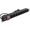 Exegate EX280867RUS Блок розеток с выключателем ServerPro PDU-19H009 Al-5C135S-EU2.5CU-SW