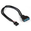 Exegate EX284940RUS Кабель-переходник USB 2.0-USB 3.0 EX-CC-U3U2-0.3