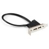 Exegate EX298293RUS Планка портов в корпус 2xUSB2.0 BrctUSB2-2A-LP