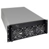 Exegate EX288960RUS Корпус для майнинга Pro 8-650 <без БП, 2*USB, 6*fan 120мм