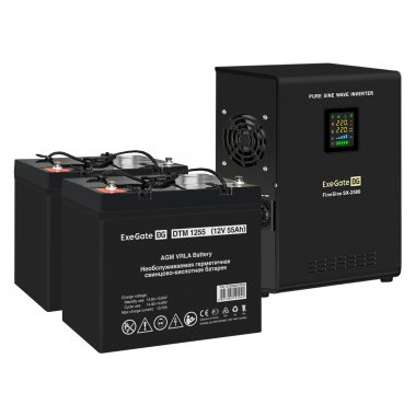 Фотография товара 'Exegate EX296615RUS Комплект ИБП FineSine SX-2500.LCD.AVR.2SH'