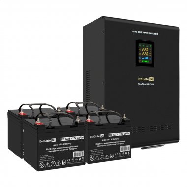 Фотография товара 'Exegate EX296679RUS Комплект ИБП FineSine SX-7000.LCD.AVR.2SH.T'