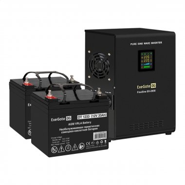 Фотография товара 'Exegate EX296587RUS Комплект ИБП FineSine SX-2000.LCD.AVR.2SH'