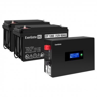 Фотография товара 'Exegate EX297435RUS Комплект ИБП IdealSine SR-1500.LCD.2SH'