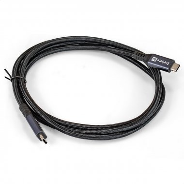Фотография товара 'Exegate EX298077RUS Кабель для зарядки Type-C - Type-C 240W 40Gbit/s EX-CCP-USB4-CMCM-QC-1.5'