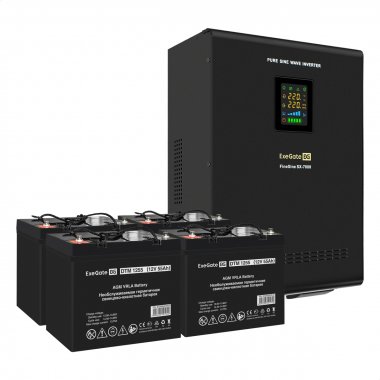 Фотография товара 'Exegate EX296684RUS Комплект ИБП FineSine SX-7000.LCD.AVR.2SH.T'