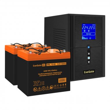 Фотография товара 'Exegate EX296797RUS Комплект ИБП SineTower SZ-1000.LCD.AVR.2SH.1C13.USB'