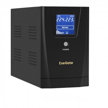 Фотография товара 'Exegate EX292635RUS ИБП SpecialPro Smart LLB-2200.LCD.AVR.2SH.RJ.USB'