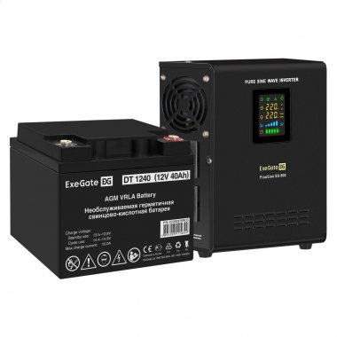 Фотография товара 'Exegate EX296520RUS Комплект ИБП FineSine SX-800.LCD.AVR.2SH'