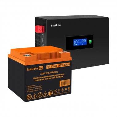 Фотография товара 'Exegate EX297385RUS Комплект ИБП IdealSine SR-600.LCD.2SH'