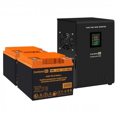 Фотография товара 'Exegate EX296545RUS Комплект ИБП FineSine SX-1000.LCD.AVR.2SH'