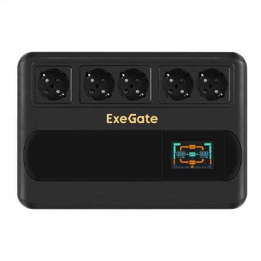 Фотография товара 'Exegate EX295685RUS ИБП NEO Smart BU-800.LCD.AVR.5SH.CH'