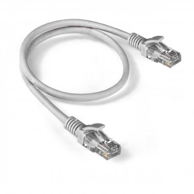 Фотография товара 'Exegate EX286379RUS Патч-корд LSZH UTP-RJ45-RJ45-5e-0,5M-LSZH-GY, UTP, cat.5e, 0.5м'
