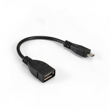 Фотография товара 'Exegate EX294760RUS Кабель OTG USB 2.0 EX-OTG-USB2-AFmicroBM5P-0.15'