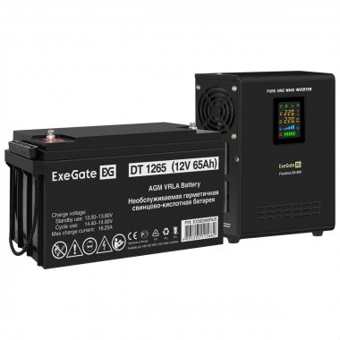 Фотография товара 'Exegate EX296525RUS Комплект ИБП FineSine SX-800.LCD.AVR.2SH'