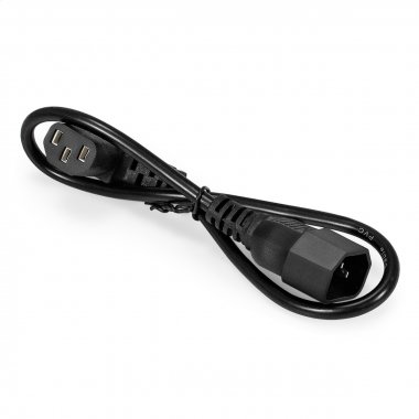 Фотография товара 'Exegate EX297740RUS Кабель питания Power EC-0.5P-C13(У)->C14/3x0.5Cu'