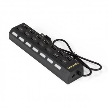 Фотография товара 'Exegate EX293978RUS USB-Хаб (концентратор) 7-в-1 DUB-72SW'