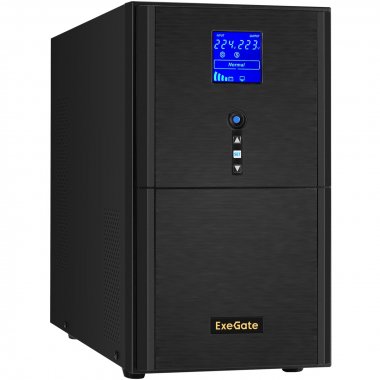 Фотография товара 'Exegate EX295984RUS ИБП (инвертор, синус, для котла) SineTower SN-3000.LCD.AVR.3SH.1C13.RJ.USB'