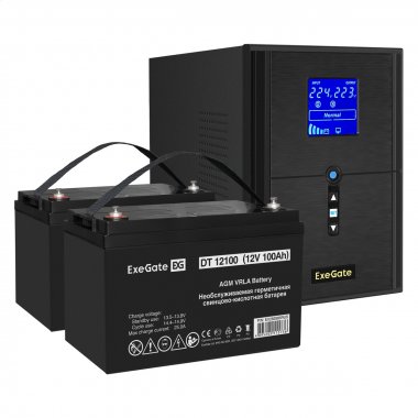 Фотография товара 'Exegate EX296850RUS Комплект ИБП SineTower SZ-2000.LCD.AVR.3SH.1C13.USB'