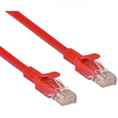Фотография товара 'Exegate EX258676RUS Патч-корд UTP-RJ45-RJ45-5e-2M-RD, UTP, cat.5e, 2м'