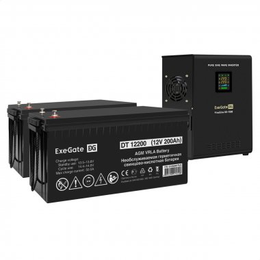 Фотография товара 'Exegate EX296584RUS Комплект ИБП FineSine SX-1500.LCD.AVR.2SH'