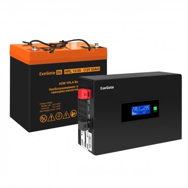 Фотография товара 'Exegate EX297410RUS Комплект ИБП IdealSine SR-1000.LCD.2SH'