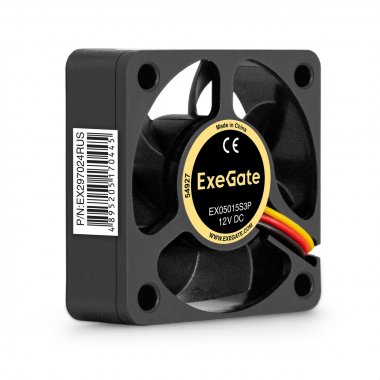 Фотография товара 'Exegate EX297024RUS Вентилятор 12В DC EX05015S3P'