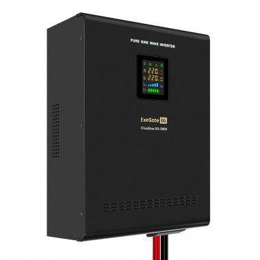 Фотография товара 'Exegate EX296004RUS ИБП (инвертор, синус, для котла, настенный) FineSine SX-5000.LCD.AVR.2SH.T'