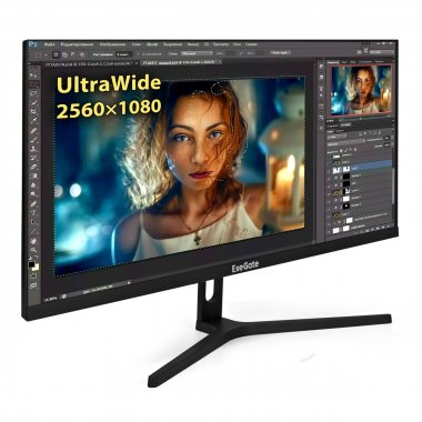 Фотография товара 'Exegate EX297302RUS Монитор с аудио выходом 29" WFHD SmartView ES1500'