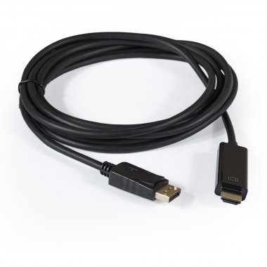 Фотография товара 'Exegate EX284915RUS Кабель DisplayPort-HDMI EX-CC-DP-HDMI-1.8'