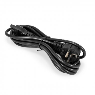 Фотография товара 'Exegate EP280680RUS Кабель питания ноутбуков Power PC5-3P-Schuko->C5/3x0.5Cu'