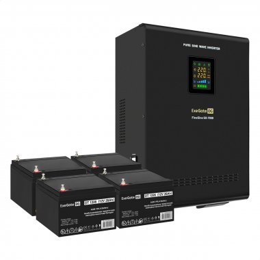 Фотография товара 'Exegate EX296677RUS Комплект ИБП FineSine SX-7000.LCD.AVR.2SH.T'