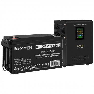 Фотография товара 'Exegate EX296502RUS Комплект ИБП FineSine SX-500.LCD.AVR.2SH'