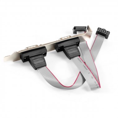 Фотография товара 'Exegate EX298292RUS Планка портов в корпус 2x COM BrctDB92'