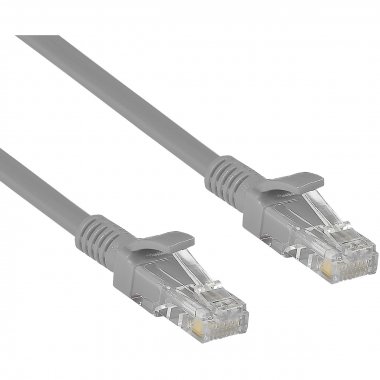 Фотография товара 'Exegate EX138964RUS Патч-корд UTP-RJ45-RJ45-5e-5M-GY, UTP, cat.5e, 5м'