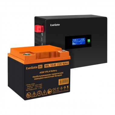 Фотография товара 'Exegate EX297409RUS Комплект ИБП IdealSine SR-1000.LCD.2SH'