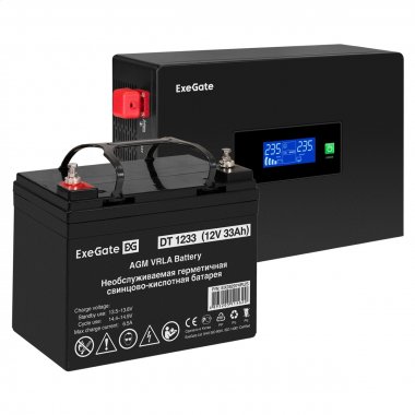 Фотография товара 'Exegate EX297382RUS Комплект ИБП IdealSine SR-600.LCD.2SH'