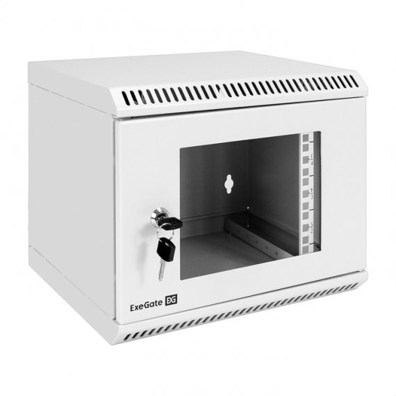 Фотография товара 'ExeGate EX298623RUS Шкаф телекоммуникационный EС-WM-6U.280.G.GREY'