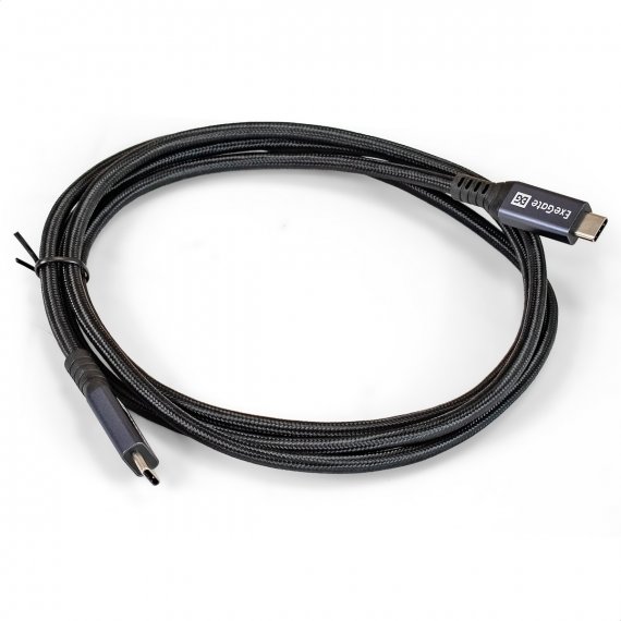 Фотография товара 'Exegate EX298077RUS Кабель для зарядки Type-C - Type-C 240W 40Gbit/s EX-CCP-USB4-CMCM-QC-1.5'