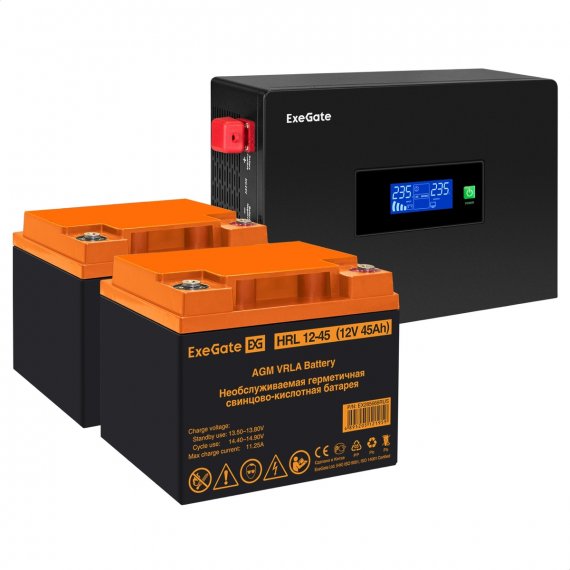 Фотография товара 'Exegate EX297432RUS Комплект ИБП IdealSine SR-1500.LCD.2SH'