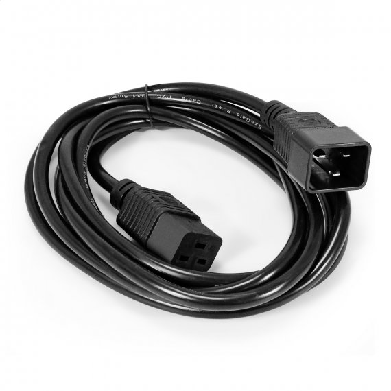 Фотография товара 'Exegate EP280636RUS Кабель питания (UPS) Power EC20-3P-C19->C20/3x1.5Cu'