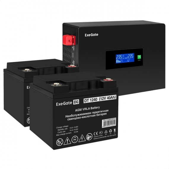 Фотография товара 'Exegate EX297430RUS Комплект ИБП IdealSine SR-1500.LCD.2SH'