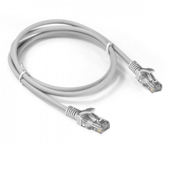 Фотография товара 'Exegate EX286382RUS Патч-корд LSZH UTP-RJ45-RJ45-5e-1,5M-LSZH-GY, UTP, cat.5e, 1.5м'