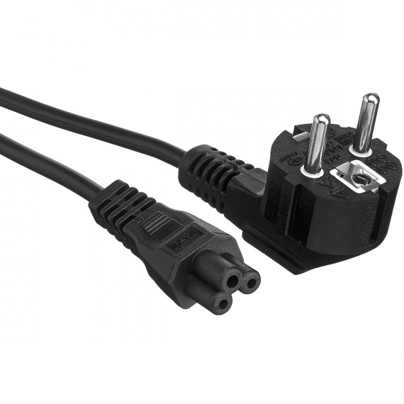 Фотография товара 'Exegate EP280679RUS Кабель питания ноутбуков Power PC5-1.8P-Schuko->C5/3x0.5Cu'