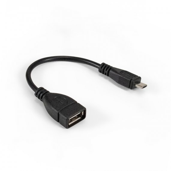 Фотография товара 'Exegate EX294760RUS Кабель OTG USB 2.0 EX-OTG-USB2-AFmicroBM5P-0.15'