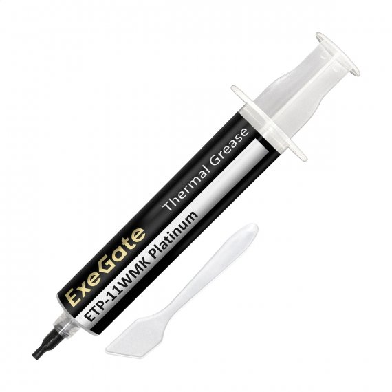 Фотография товара 'Exegate EX293373RUS Термопаста ETP-11WMK Platinum (11 Вт/(м•К)'
