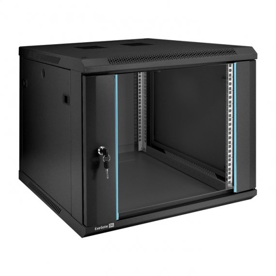 Фотография товара 'ExeGate EX298608RUS Шкаф телекоммуникационный EC-WM-9U.600.G.BLACK'